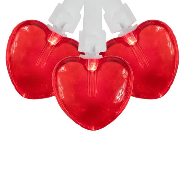 Northlight Seasonal Red LED Mini Heart Lights