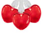 Northlight Seasonal Red LED Mini Heart Lights - image 6