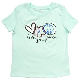 Girl's Youth Rene Rofe Girl 2 Piece Peace Out Outfit, Size XL 14