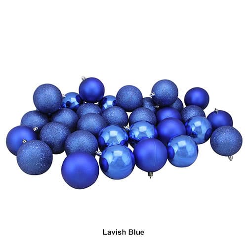 Northlight Seasonal 32pc. Shatterproof 4-Finish Ornaments