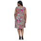 Plus Size 24/7 Comfort Apparel Paisley Fit & Flare Dress - image 3