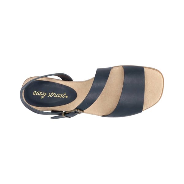 Womens Easy Street Tigris Asymmetrical Slingback Sandals