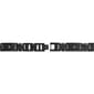 Mens Lynx Cubic Zirconia & Black Ion-Plating Bracelet - image 2