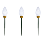 Northlight 3ct. LED Faceted Jumbo Christmas Pathway Markers - image 3