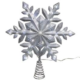 Kurt Adler 25-Light LED Glittered Snowflake Tree Topper