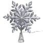 Kurt Adler 25-Light LED Glittered Snowflake Tree Topper - image 1