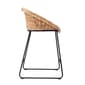 Southern Enterprises 2pc. Landrine Water Hyacinth Counter Stools - image 4