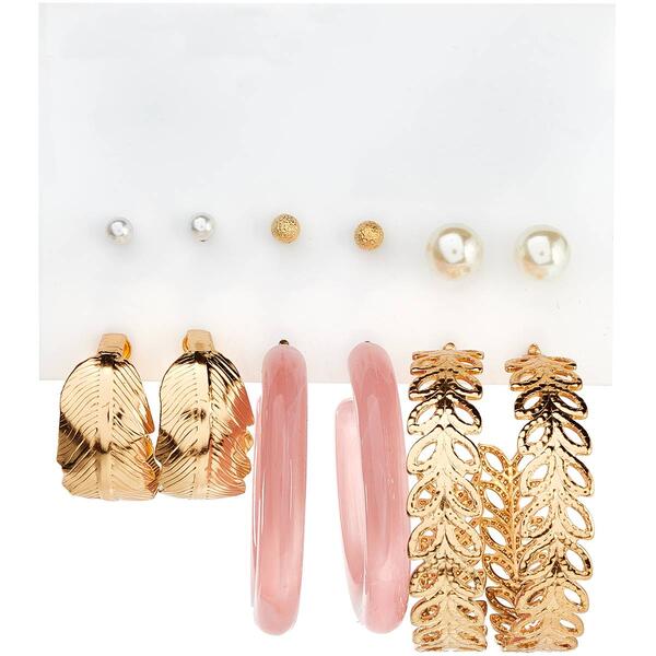 Ashley Cooper&#40;tm&#41; Gold Natural & Leaf Earrings - image 