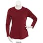 Juniors Plus Aveto Long Sleeve Crew Neck Tee - image 5