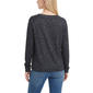 Petite NY Collection Long Raglan Sleeve Space Dye Hacci Top - image 7