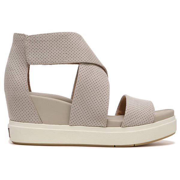 Womens Dr. Scholl's Fabric Strappy Wedge Sandals