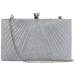 D''Margeaux Shirred Clutch With Chain