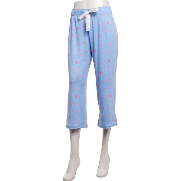 Womens Jaclyn Fruits & Dots Pajama Capris