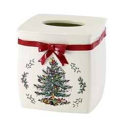 Avanti Spode Christmas Tree Red Bow Tissue Cover