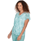 Womens Heart''s of Palm Fresh Start V Neck Flutter Sleeve Blouse - image 3