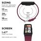 Womens iTouch Active 4 Burgundy Strap Fitness Tracker - TC4S01-G1 - image 3