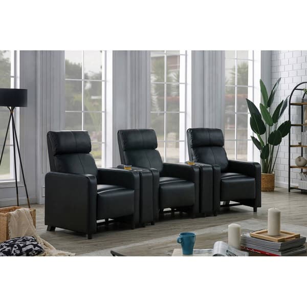 Coaster Toohey Home Theater Console Table with Two Cup Holders