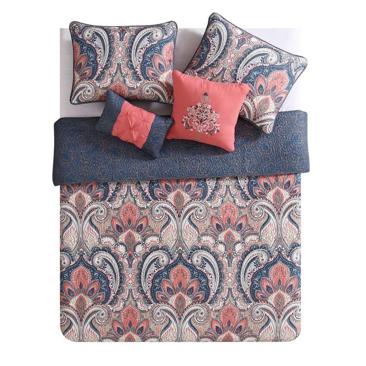 VCNY Home Casa Re`al Reversible Quilt Set