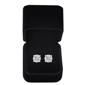 Saffron 2ctw. Moissanite Stud Earring with GRA Certification Card - image 2