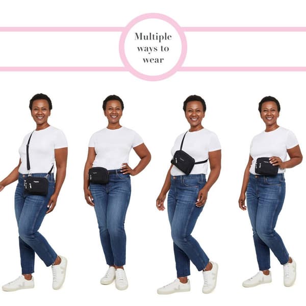 Baggallini Legacy Triple Zip Convertible Floral Crossbody