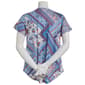 Womens OneWorld American Heritage V-Neck Top - image 3
