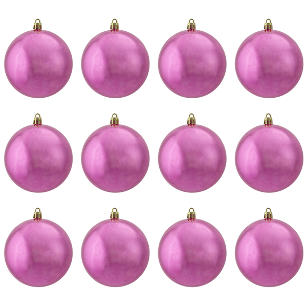 Northlight 12ct. Shatterproof Shiny Christmas Ball Ornaments