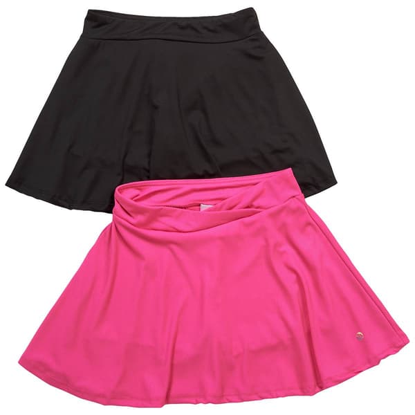 Girls (7-16) RBX 2pk. Rib/Jersey Skort - image 