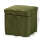 bali & pari Paulina Velvet Storage Ottoman - image 7
