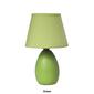 Simple Designs Mini Egg Oval Ceramic Table Lamp w/Matching Shade - image 9
