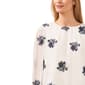Womens Cece Smocked Cuff Long Sleeve Floral Blouse - image 3