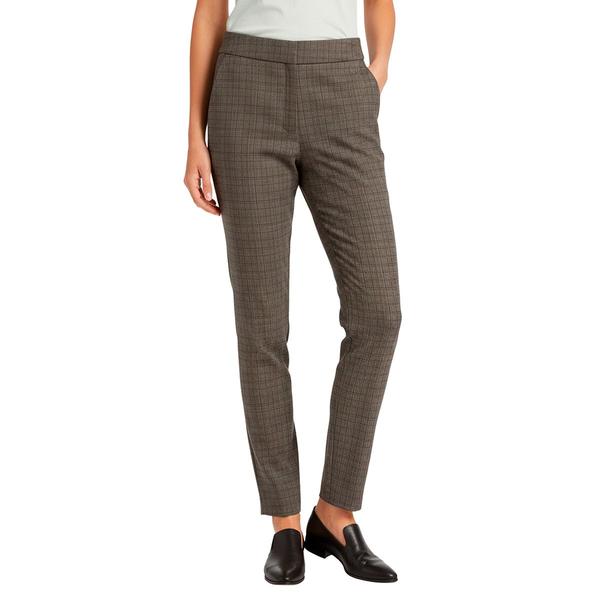 Petite Briggs Plaid Millennium Elastic Waist Pants