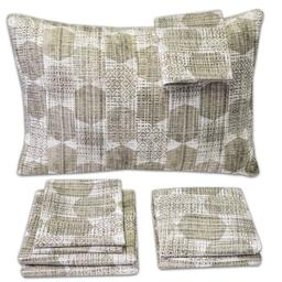 Sweet Home Collection 6pc. Monaco Geometric Microfiber Sheet Set