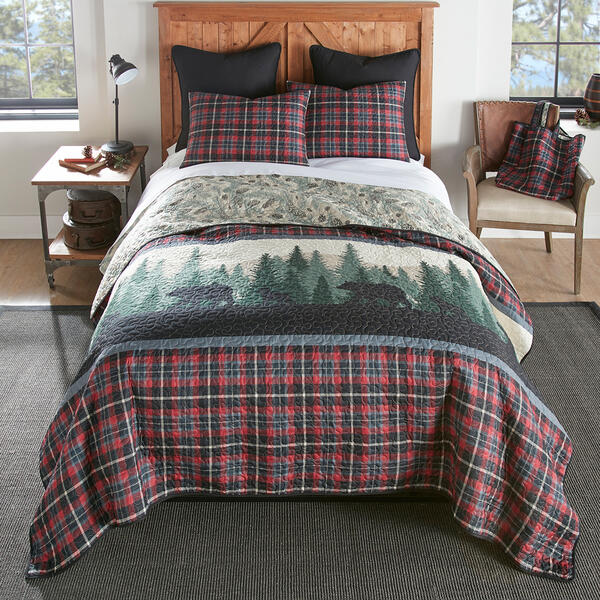 Donna Sharp Bear Journey UCC 140TC Quilt Set - image 