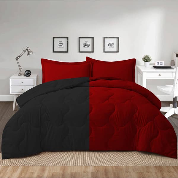PeaceNest Lightweight Reversible Down Alternative Comforter Set