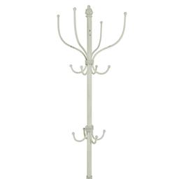 9th & Pike® Farmhouse White Metal Coat Rack
