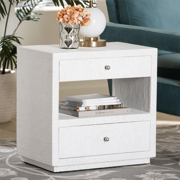 bali & pari Kai Grasscloth End Table