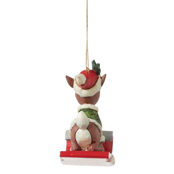 Jim Shore Dated 2024 Sledding Rudolph Ornament