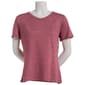 Womens Bally Wen Short Sleeve V-Neck Tee - image 1