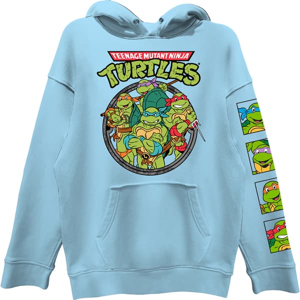 Young Mens Teenage Mutant Ninja Turtles Graphic Fleece Hoodie - image 