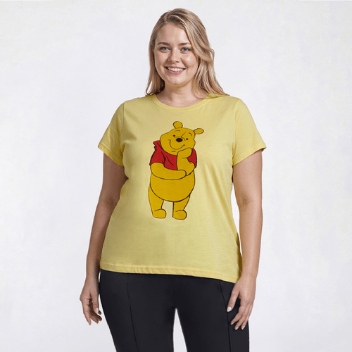 Juniors Plus Freeze Winnie The Pooh Busy Doing Nothing Tee - image 