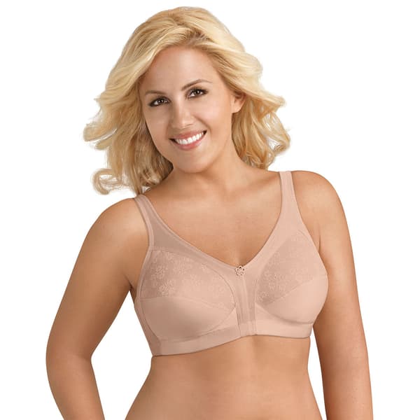 Womens Exquisite Form Fully&#40;R&#41; Side Shaping Wireless Lace Bra