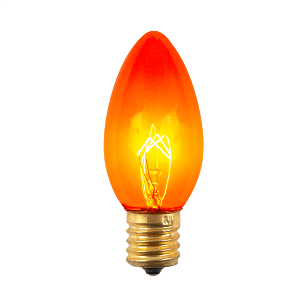 Northlight 25pc. C9 Orange Christmas Replacement Bulbs