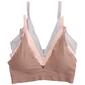 Womens Danskin 3pk. Micro Plunge Laser Lounge Bras 3PKACDS2903 - image 2