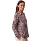 Womens Calvin Klein Long Sleeve Speckled Button Front Blouse - image 3