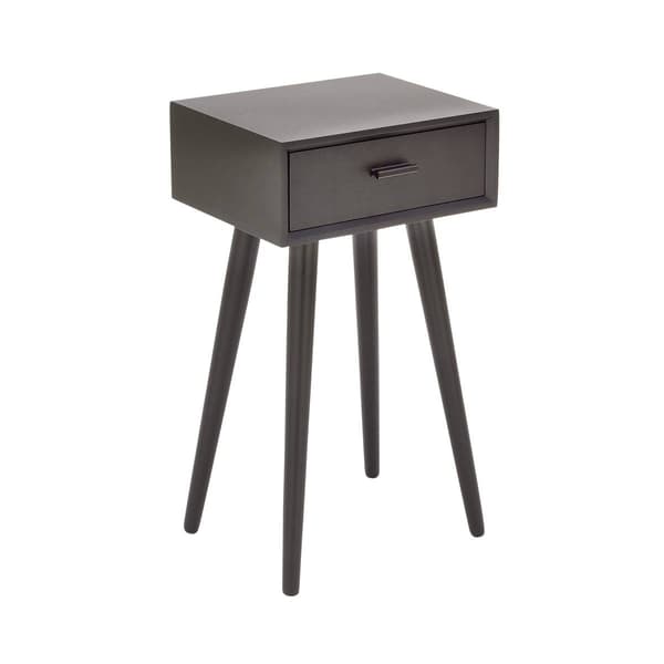 9th & Pike® Black Pine Modern Accent Table