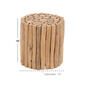 9th & Pike&#174; Brown Teak Side Table - image 4