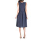 Womens 24/7 Comfort Apparel Fit & Flare Polka Dots Dress - image 3