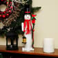 Northlight Seasonal 18in. Glittered Wooden Snowman Nutcracker - image 2