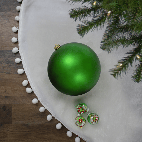 Northlight Matte Xmas Green Shatterproof Christmas Ball Ornament