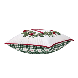 Hallmark Wreath Holiday Decorative Pillow - 18 x 18